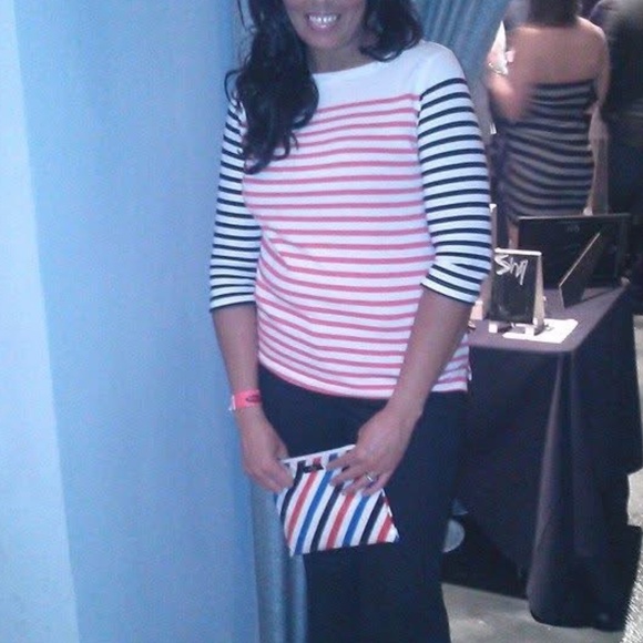 Old Navy Stripe Top Nautical vibes sz M - Picture 6 of 7